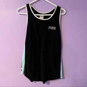 Pink Black Racerback Tank